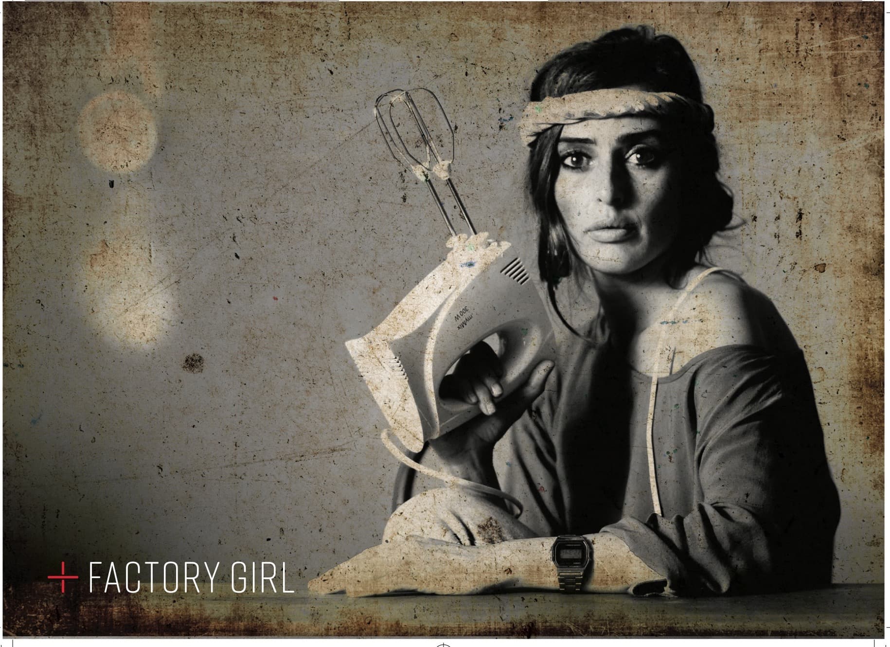 Factory Girl — Sofia with her weapon