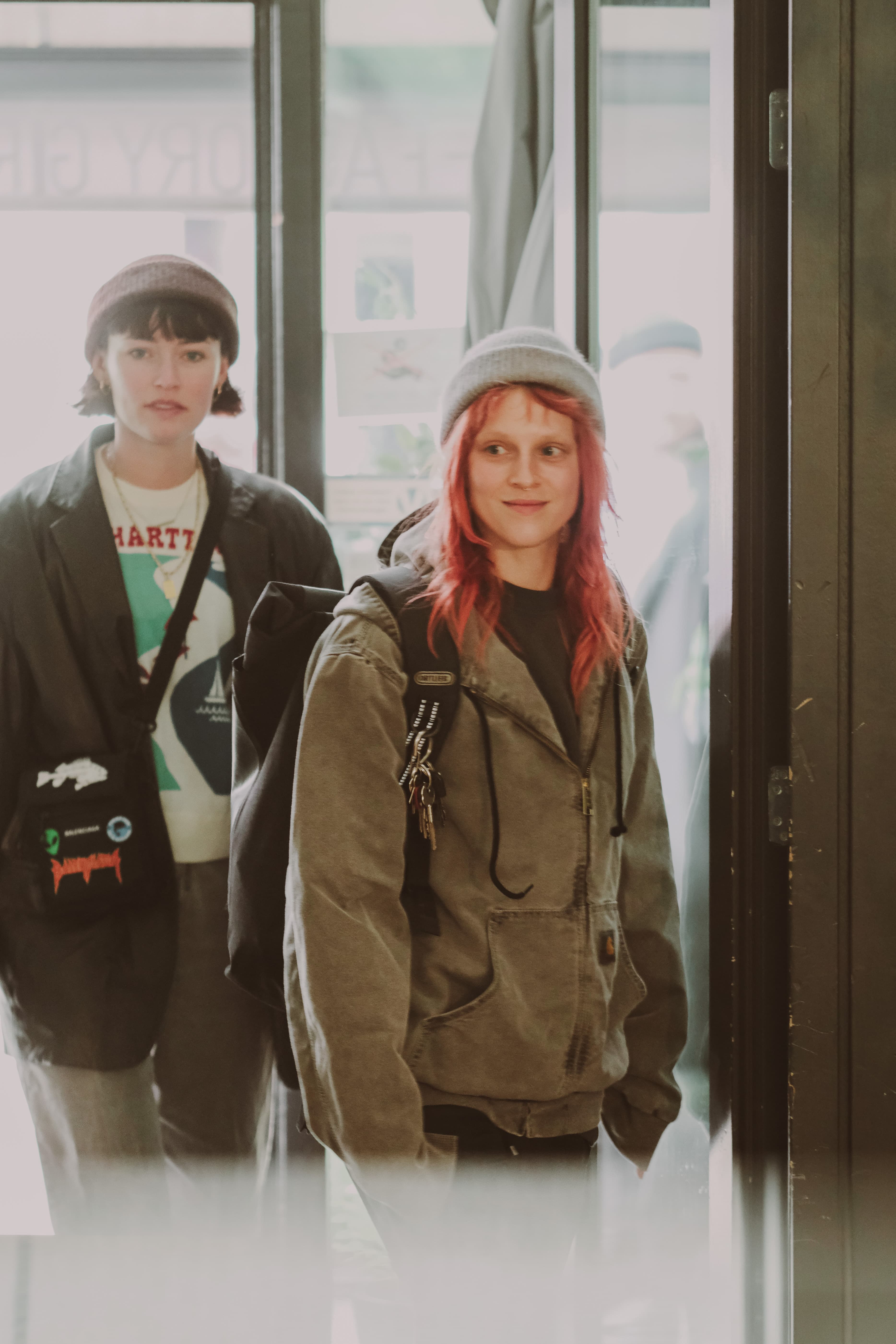 Guests arriving through the front door for a Factory Girl event