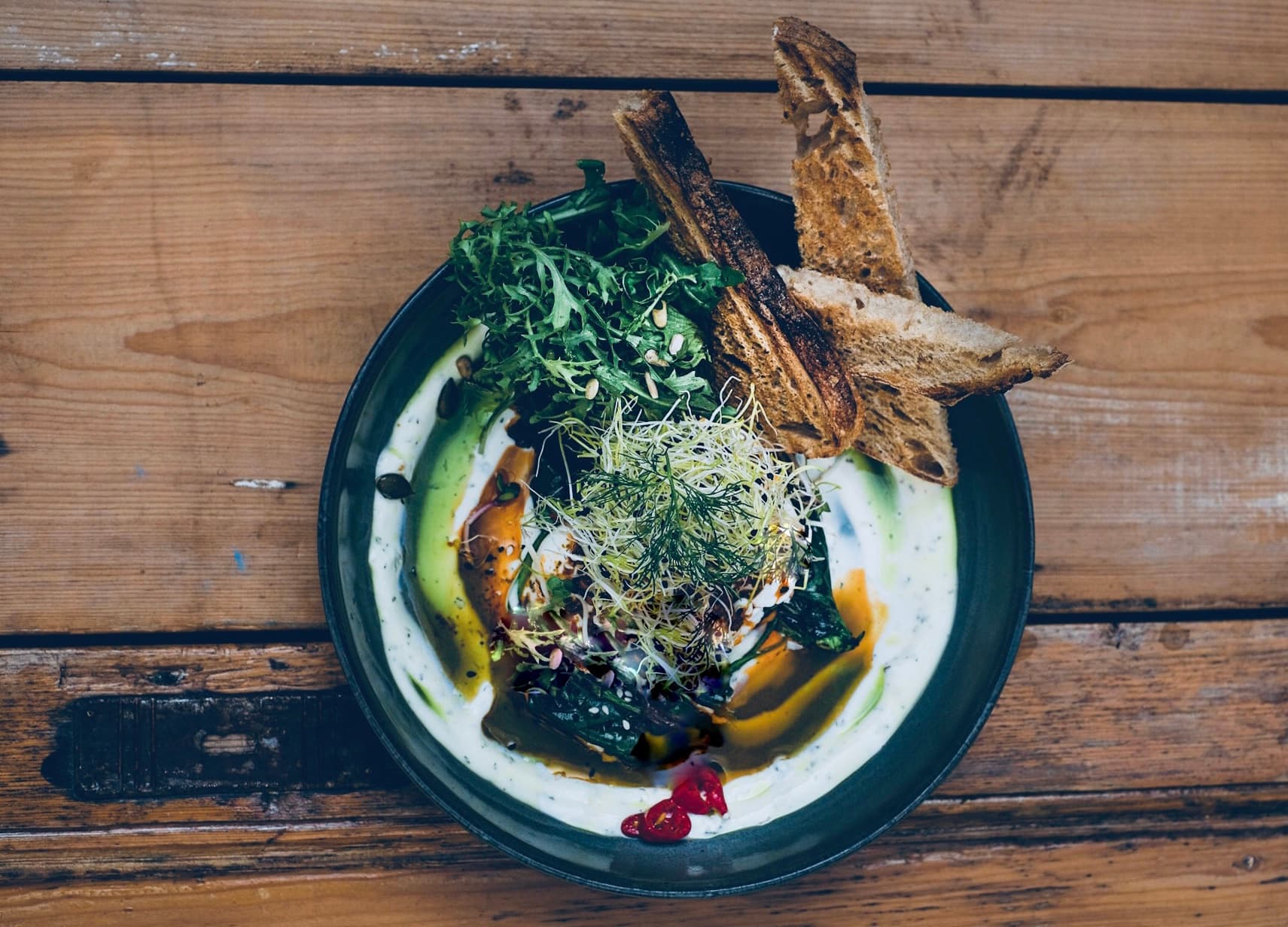 Turk's Mom breakfast with yoghurt at Factory Girl