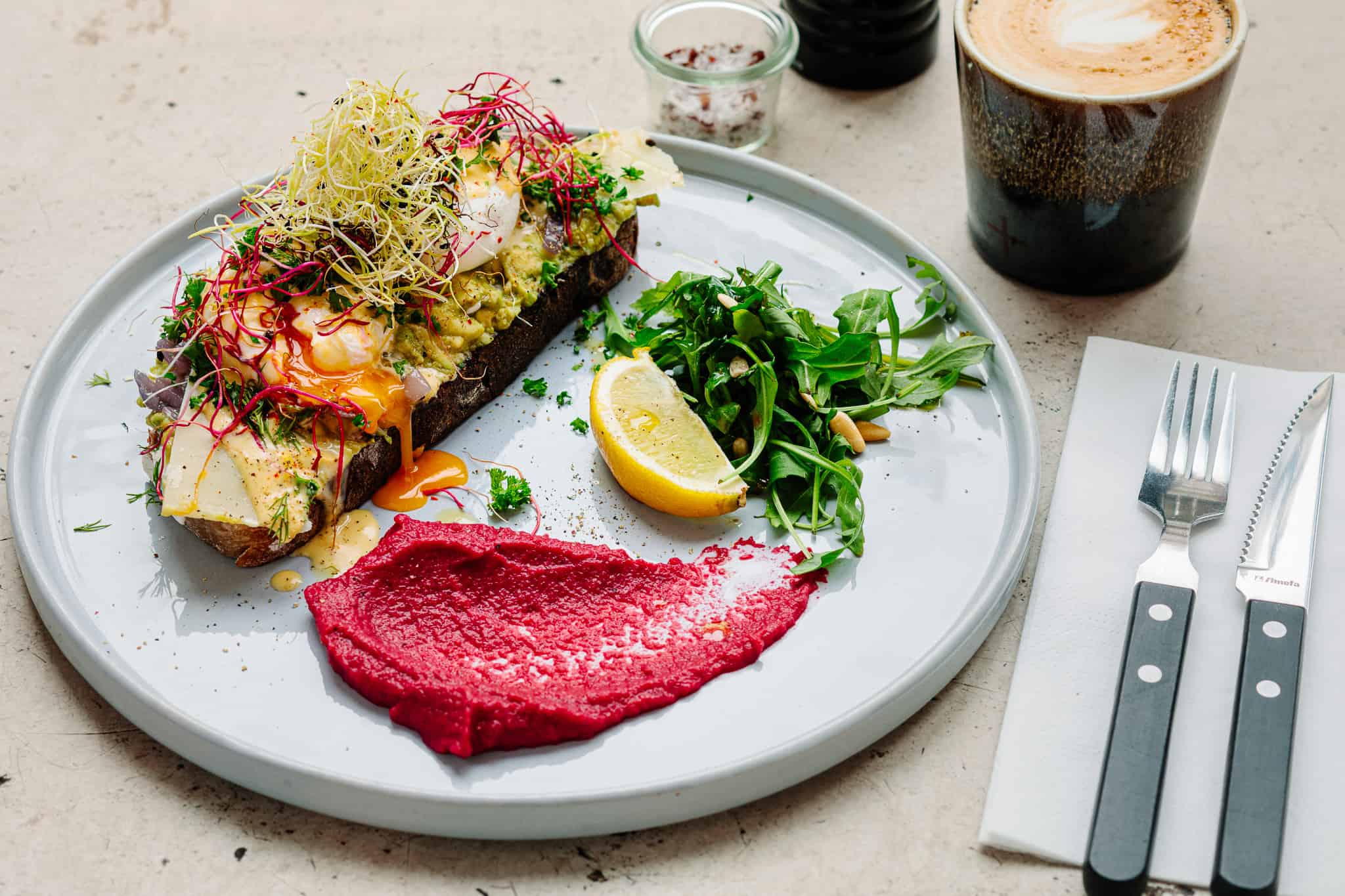 Factory Girl eggs benedict